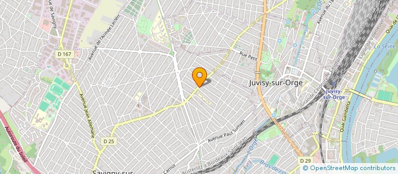 localisation de l'entreprise JAZ AUTO  SAVIGNY-SUR-ORGE