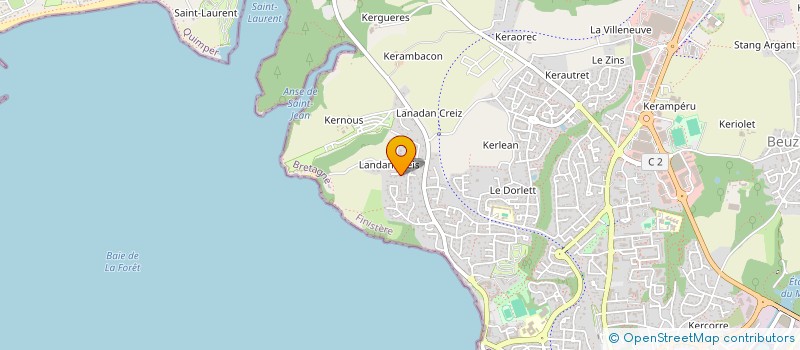 localisation de l'entreprise JAZIMMO 29  CONCARNEAU