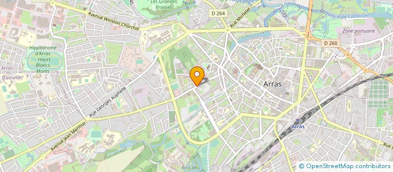 localisation de l'entreprise JAZLAB à ARRAS