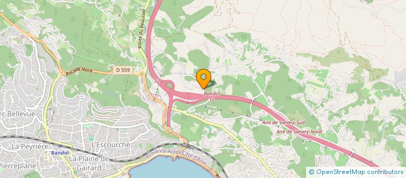 localisation de l'entreprise JAZOO à SANARY-SUR-MER