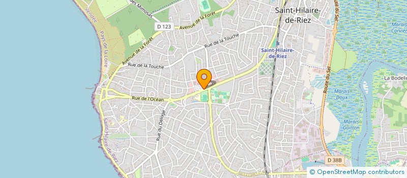 localisation de l'entreprise JAZY FOOD à SAINT-HILAIRE-DE-RIEZ