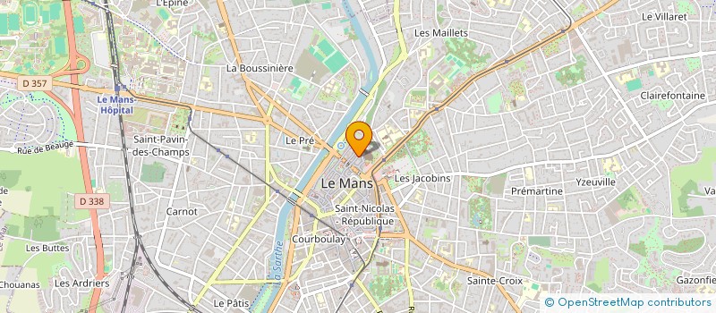 localisation de l'entreprise JAZZ A à LE MANS