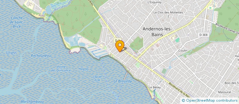 localisation de l'entreprise JAZZ A ANDERNOS à ANDERNOS-LES-BAINS