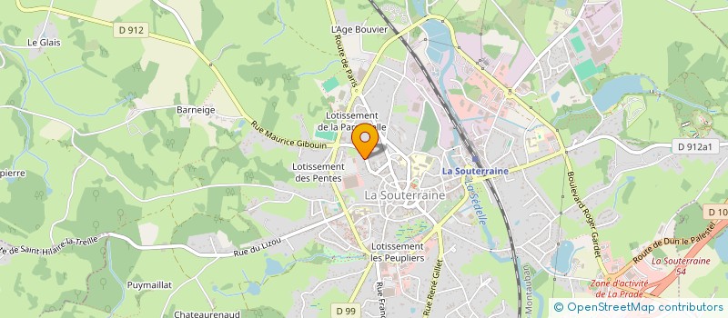 localisation de l'entreprise JAZZ A LA SOUT à LA SOUTERRAINE