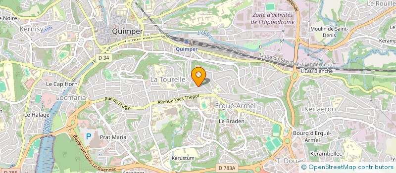 localisation de l'entreprise JAZZ A SET à QUIMPER