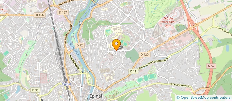 localisation de l'entreprise JAZZ ANIMATION DANSE EXPRESSION  EPINAL