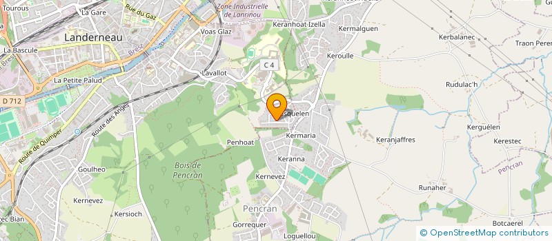 localisation de l'entreprise JAZZ ATTITUDE à LANDERNEAU