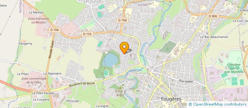 localisation de l'entreprise JAZZ AU BEURRE SALE  FOUGERES