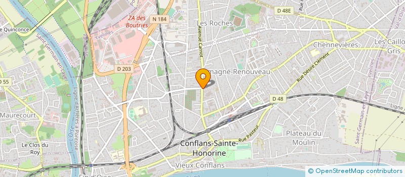 localisation de l'entreprise JAZZ AU CONFLUENT  CONFLANS-SAINTE-HONORINE