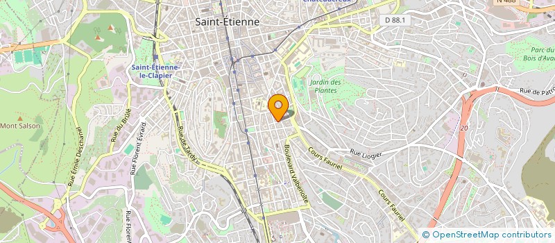 localisation de l'entreprise JAZZ CLUB DE SAINT ETIENNE  SAINT-ETIENNE