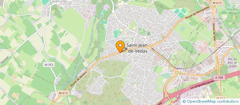 localisation de l'entreprise JAZZ CLUB DU LANGUEDOC  SAINT-JEAN-DE-VEDAS