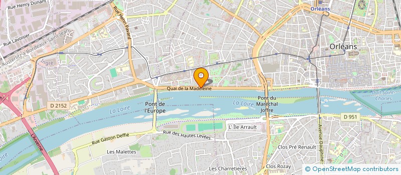 localisation de l'entreprise JAZZ D ARC à ORLEANS