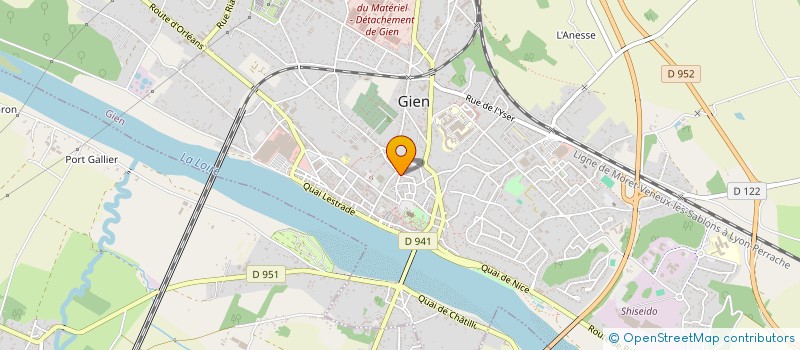 localisation de l'entreprise JAZZ FUSION à GIEN