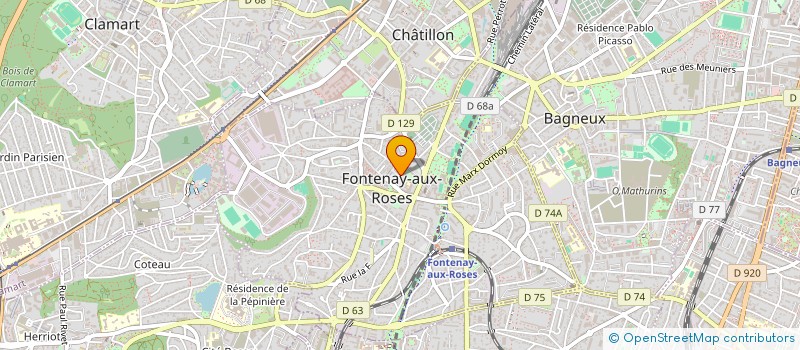 localisation de l'entreprise JAZZ LOCOMOTIVE à FONTENAY-AUX-ROSES