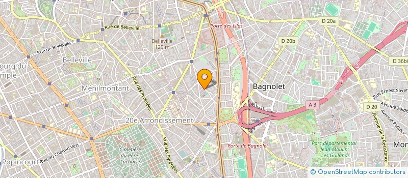 localisation de l'entreprise JAZZ M.A.N.I.F. MUSIQUE ANIMATION NOTATION INITIATION FORMATION  PARIS