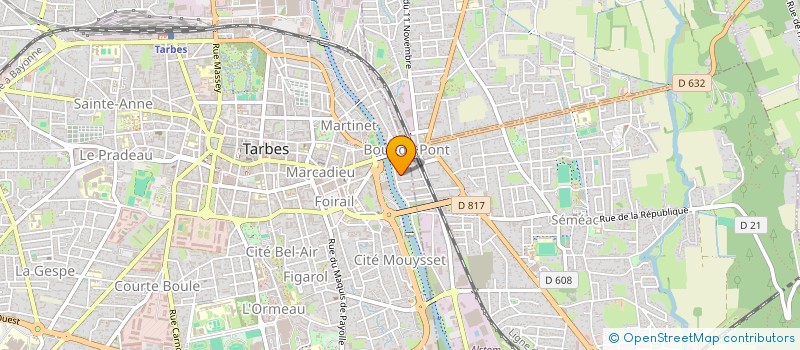 localisation de l'entreprise JAZZ MDA  TARBES