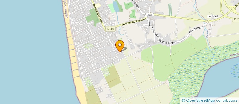 localisation de l'entreprise JAZZ ' N OPERA  AGON-COUTAINVILLE