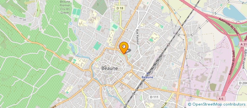 localisation de l'entreprise JAZZ O'VERRE BEAUNE à BEAUNE