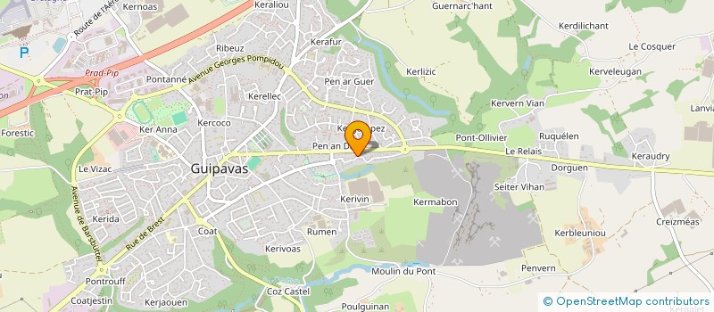 localisation de l'entreprise JAZZ PULSION à GUIPAVAS