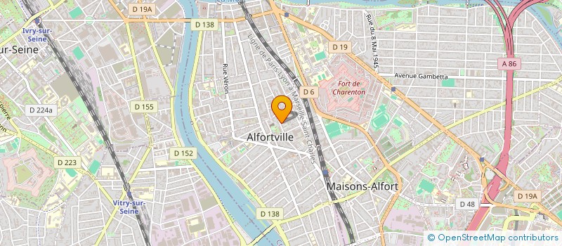 localisation de l'entreprise JAZZ SR à ALFORTVILLE