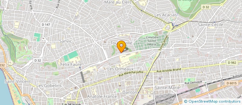 localisation de l'entreprise JAZZ UNION PORTE OCEANE à LE HAVRE