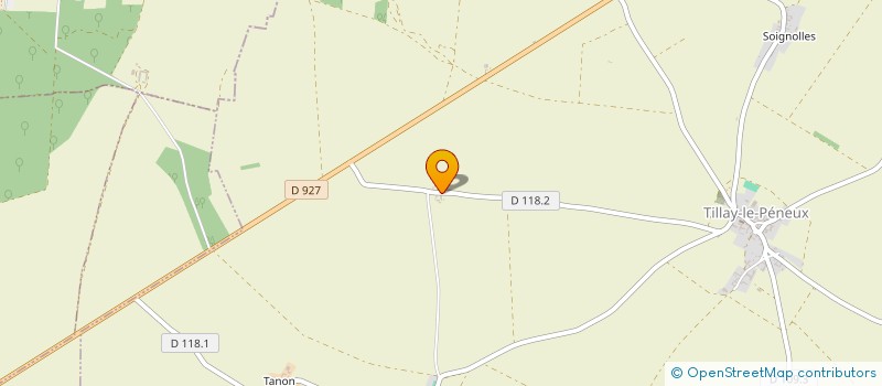localisation de l'entreprise JAZZA à TILLAY LE PENEUX