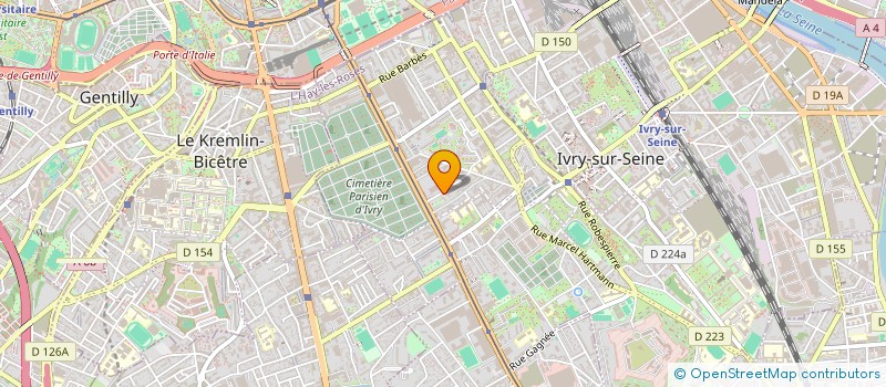 localisation de l'entreprise JAZZEDIT à IVRY-SUR-SEINE