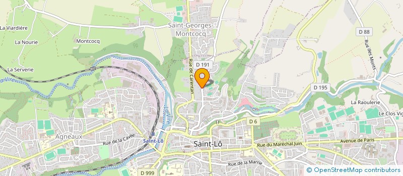 localisation de l'entreprise JAZZOUEST  SAINT-LO