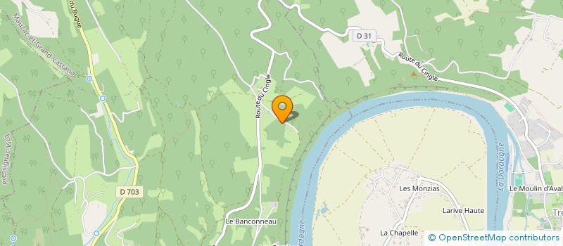 localisation de l'entreprise JB 24  MAUZAC-ET-GRAND-CASTANG