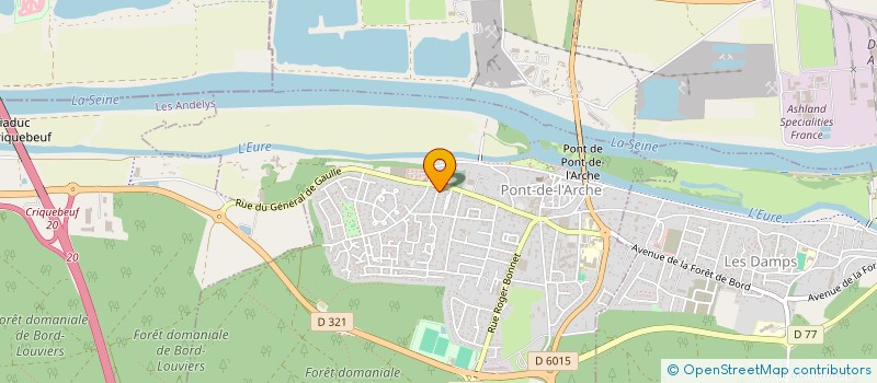 localisation de l'entreprise JB 2I  PONT-DE-L'ARCHE