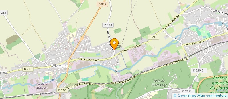 localisation de l'entreprise JB  WIZERNES