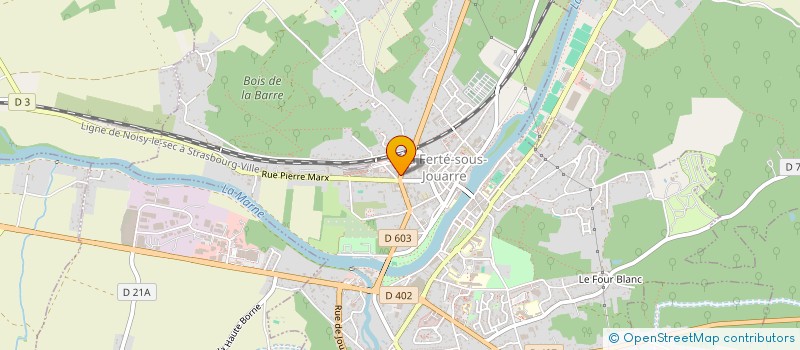 localisation de l'entreprise JB à LA FERTE-SOUS-JOUARRE