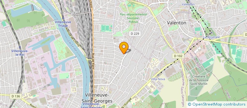 localisation de l'entreprise JB  VILLENEUVE-SAINT-GEORGES