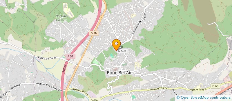 localisation de l'entreprise JB à BOUC-BEL-AIR