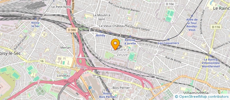 localisation de l'entreprise JB  BONDY