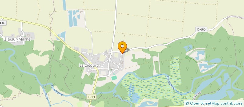 localisation de l'entreprise JB AGENCEMENT  LARZICOURT