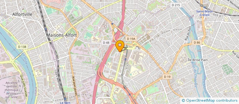 localisation de l'entreprise JB ALPHA GOURMET  CRETEIL