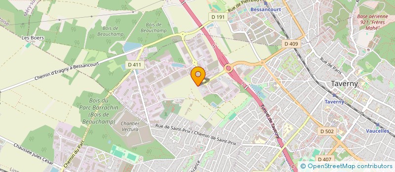 localisation de l'entreprise JB AMENAGEMENTS  TAVERNY