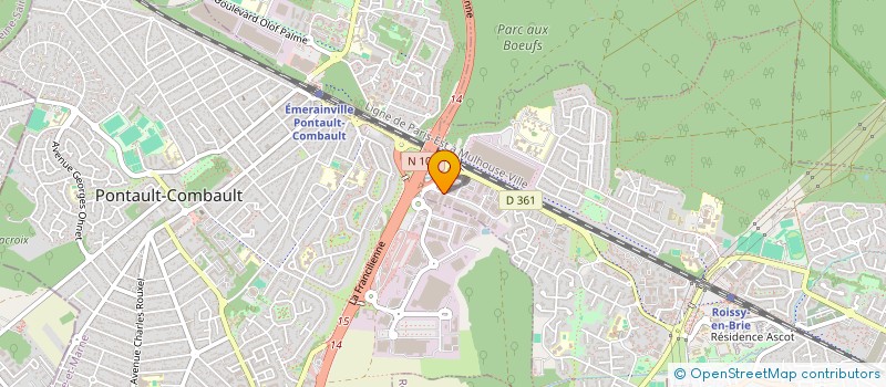 localisation de l'entreprise JB ANA & CIE  ROISSY-EN-BRIE