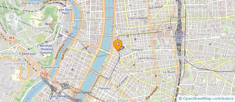 localisation de l'entreprise JB ASSOCIES  LYON