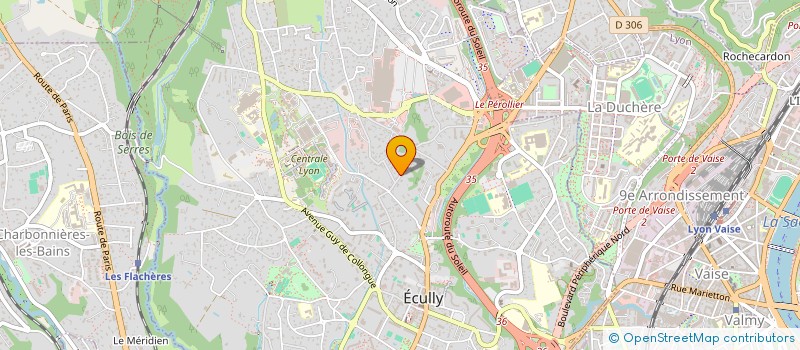 localisation de l'entreprise JB AUDIT  ECULLY