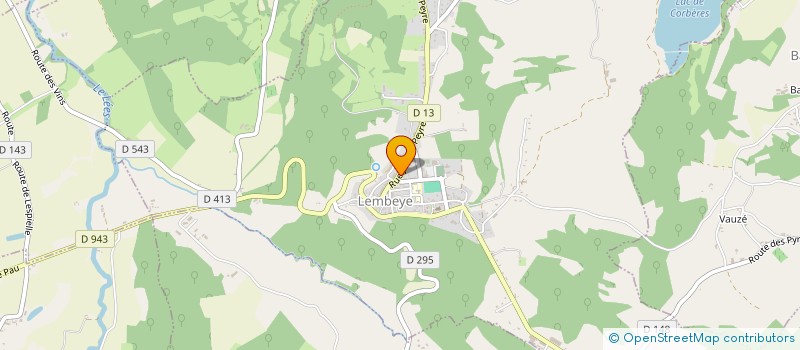 localisation de l'entreprise JB BAT  LEMBEYE