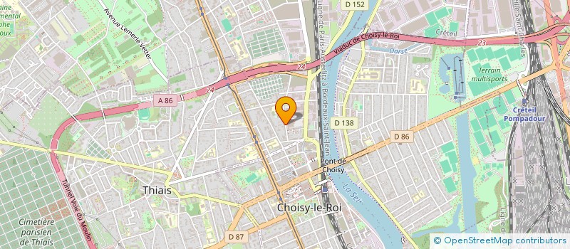 localisation de l'entreprise JB BATIMENT à CHOISY-LE-ROI