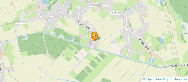 localisation de l'entreprise JB CARS  FLINES-LEZ-RACHES