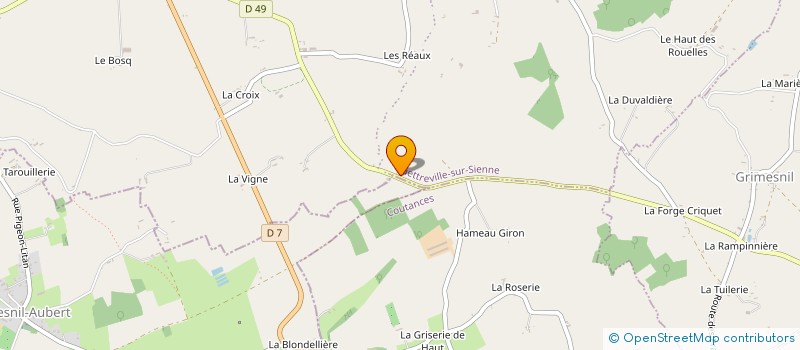 localisation de l'entreprise JB CERESA SERVICE  QUETTREVILLE-SUR-SIENNE