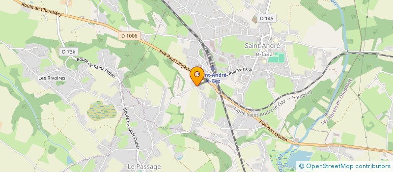 localisation de l'entreprise JB COMMUNICATIONS  SAINT-ANDRE-LE-GAZ