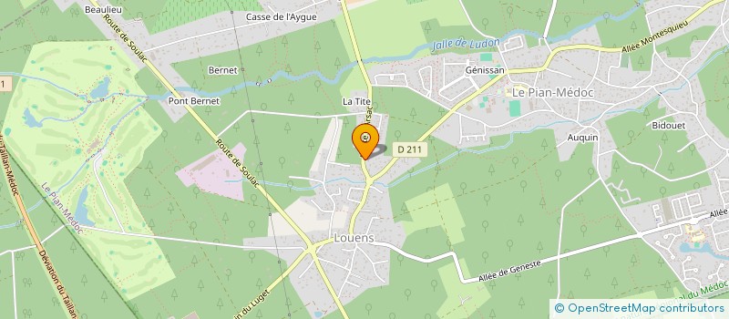 localisation de l'entreprise JB-CONCEPT à LE PIAN-MEDOC