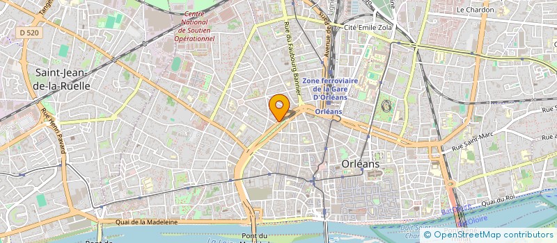 localisation de l'entreprise JB CONSEIL à ORLEANS