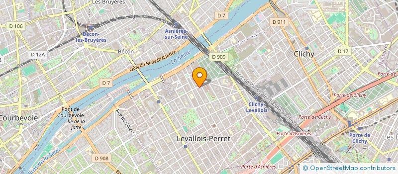 localisation de l'entreprise JB CONSEIL à LEVALLOIS-PERRET