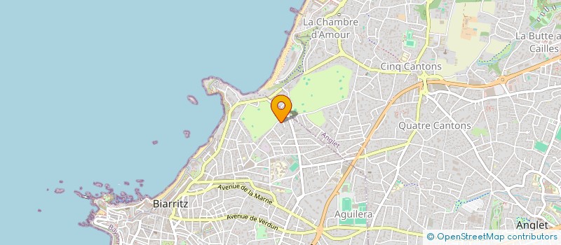 localisation de l'entreprise JB CONSEIL à BIARRITZ